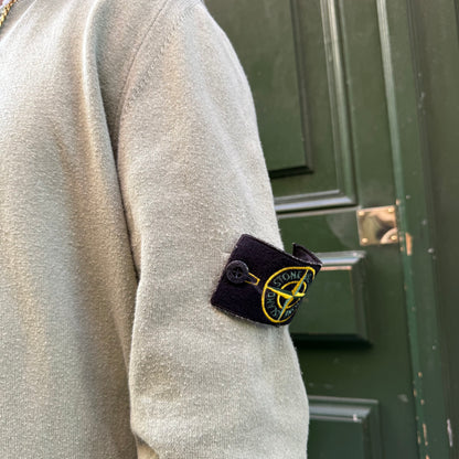 Sweat Stone Island vert fin
