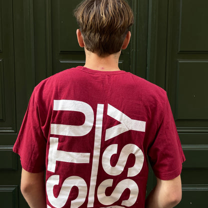 Stussy international red t-shirt - M