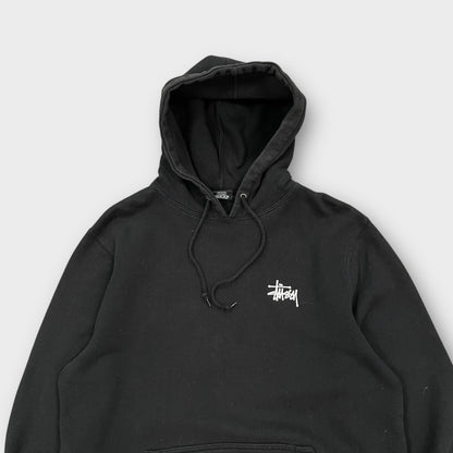 Hoodie Stussy noir classic logo - L