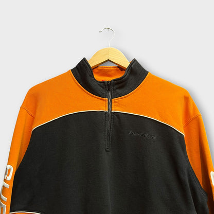 Sweat 1/4 Zip Supreme Speedway Noir - M