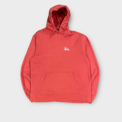 Classic logo Hoodie Stussy corail - XL