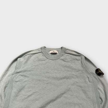 Pull Fin Stone Island Bleu - M