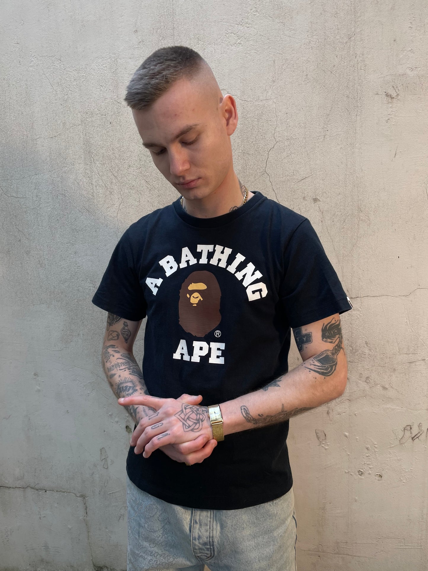 T-shirt Bape A Bathing Ape noir - S