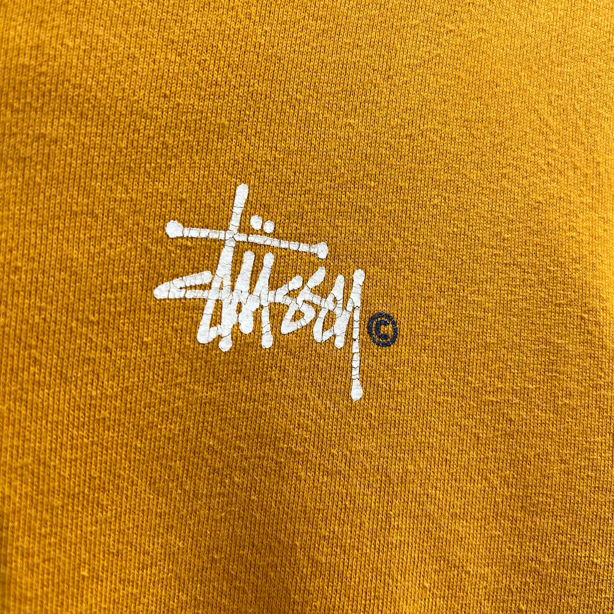 Pull Stussy "classic logo" orange - M