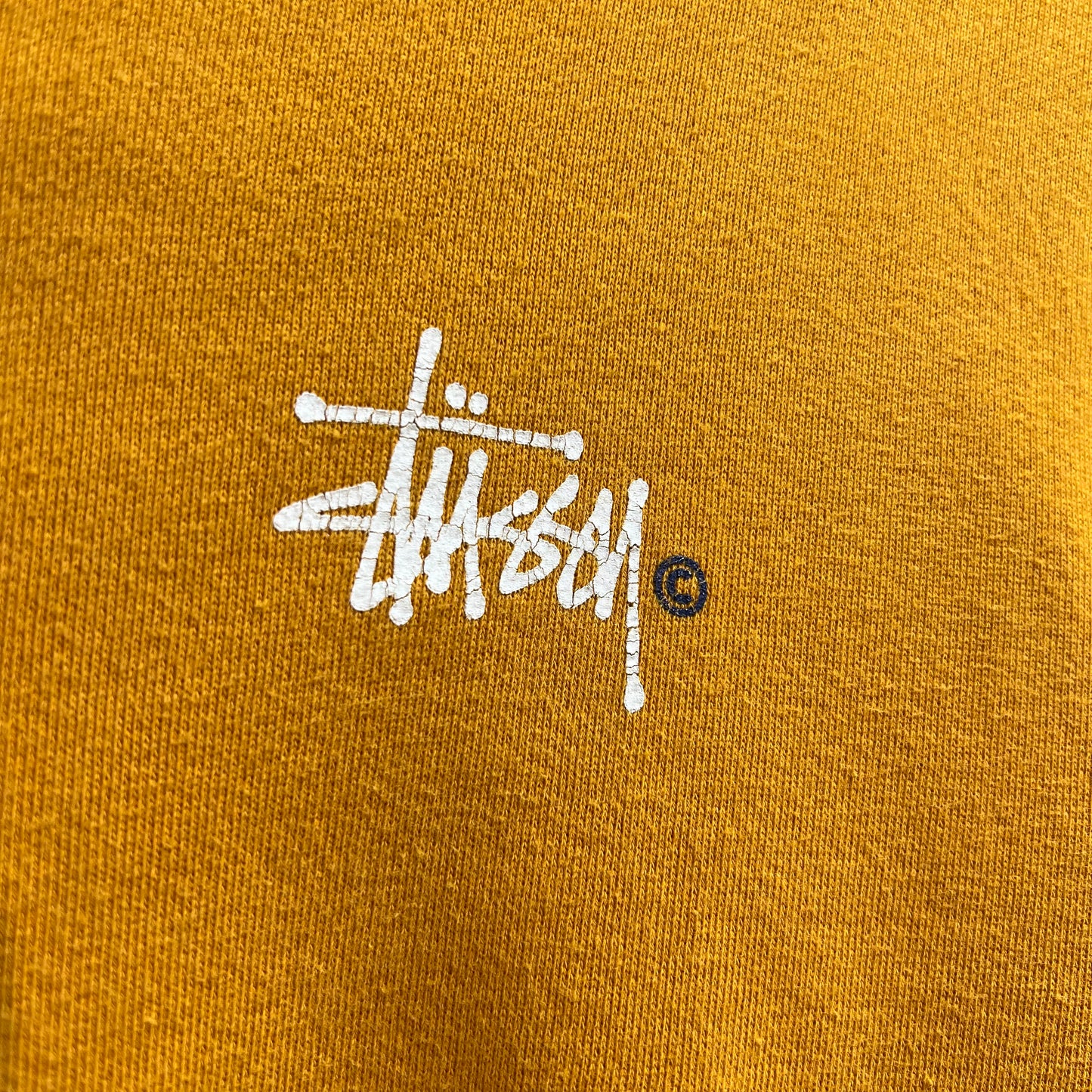 Pull Stussy "classic logo" orange - M