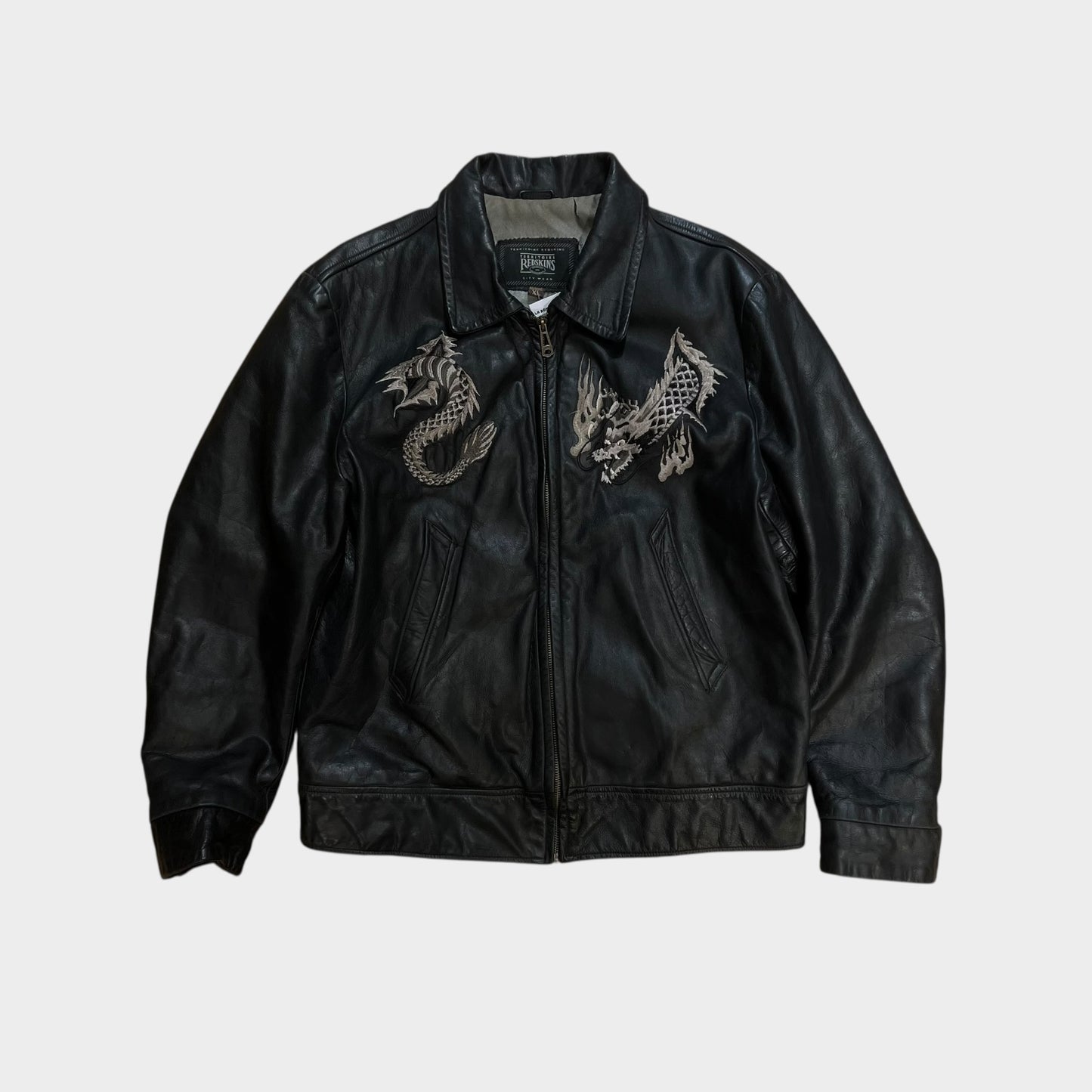 Veste En Cuir Redskins Noir - XL