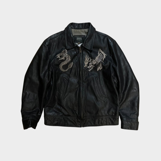 Veste En Cuir Redskins Noir - XL