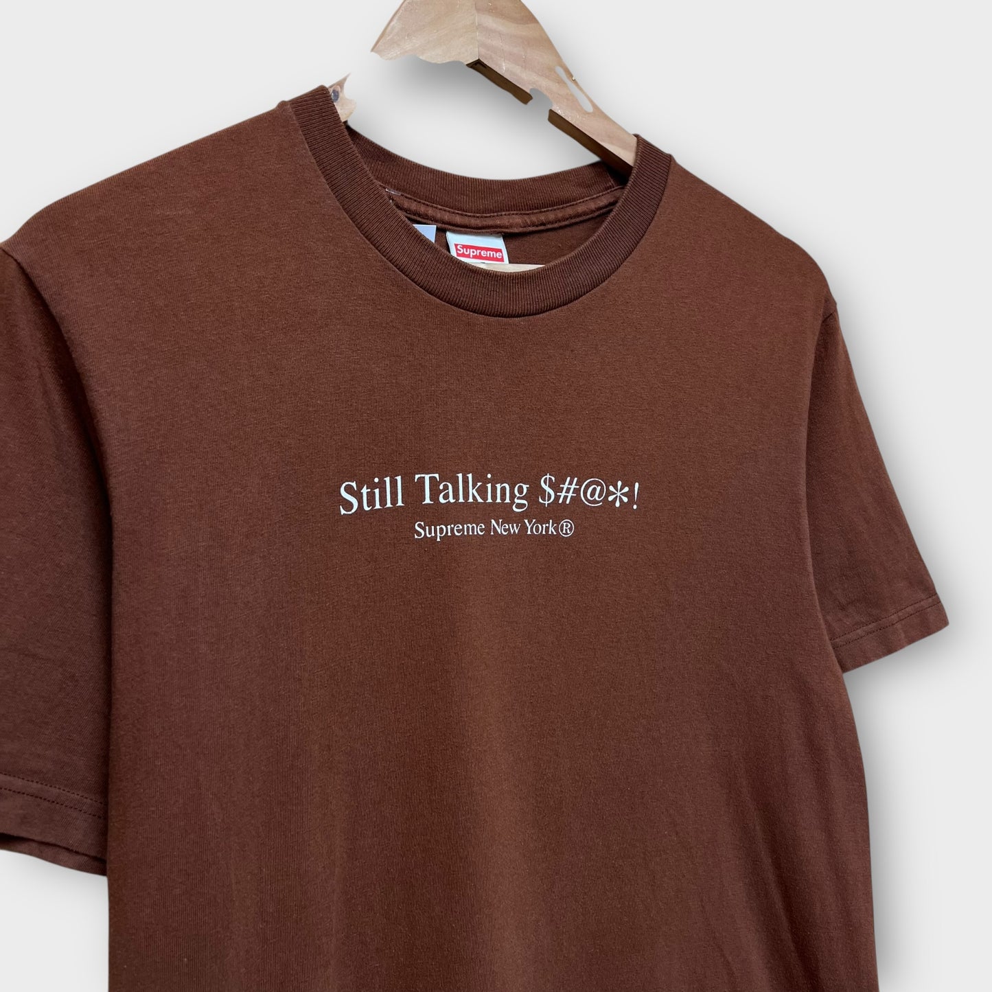 T-shirt Supreme Still Talking marron - S