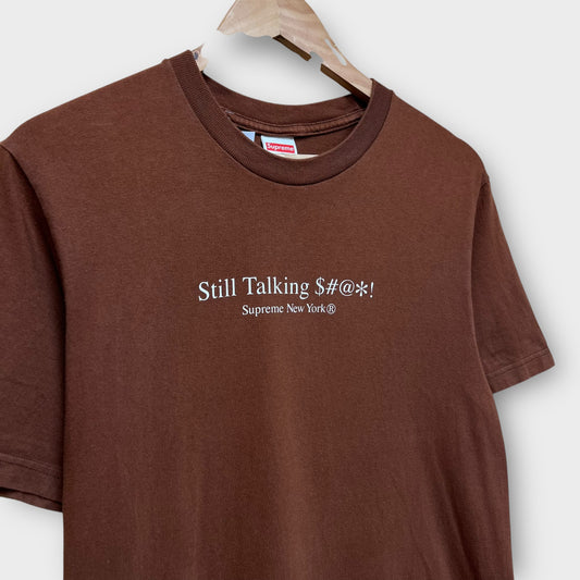 T-shirt Supreme Still Talking marron - S