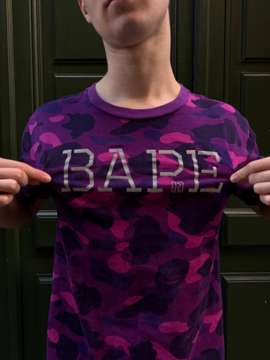 T-shirt Bape camo violet