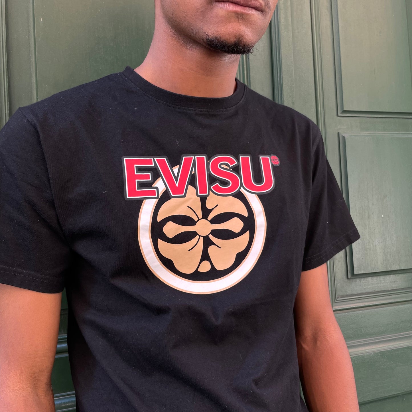 Evisu black t-shirt - XL