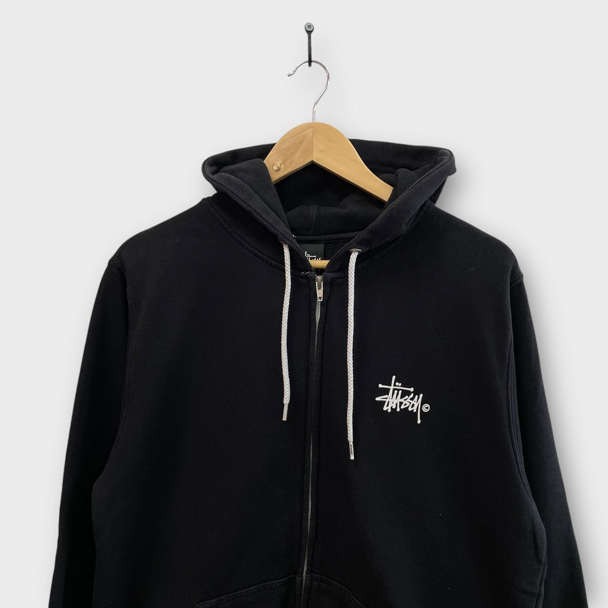 Veste Stussy Noir Basic Logo - L