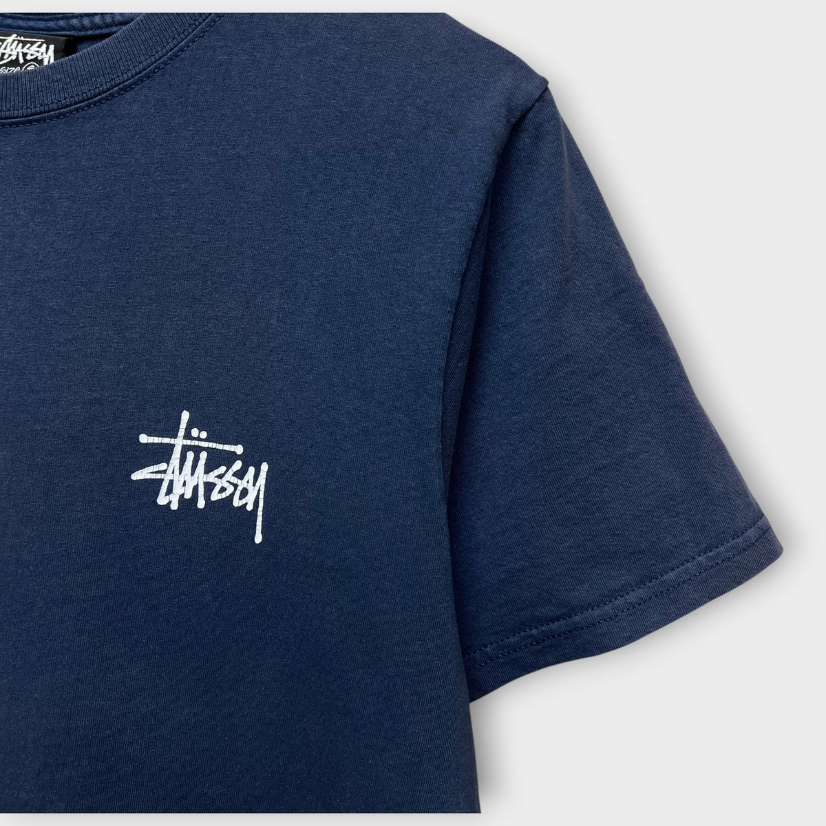 Basic tee Stussy bleu marine - S