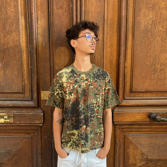 T-shirt Supreme Olive Camouflage Allemand - S