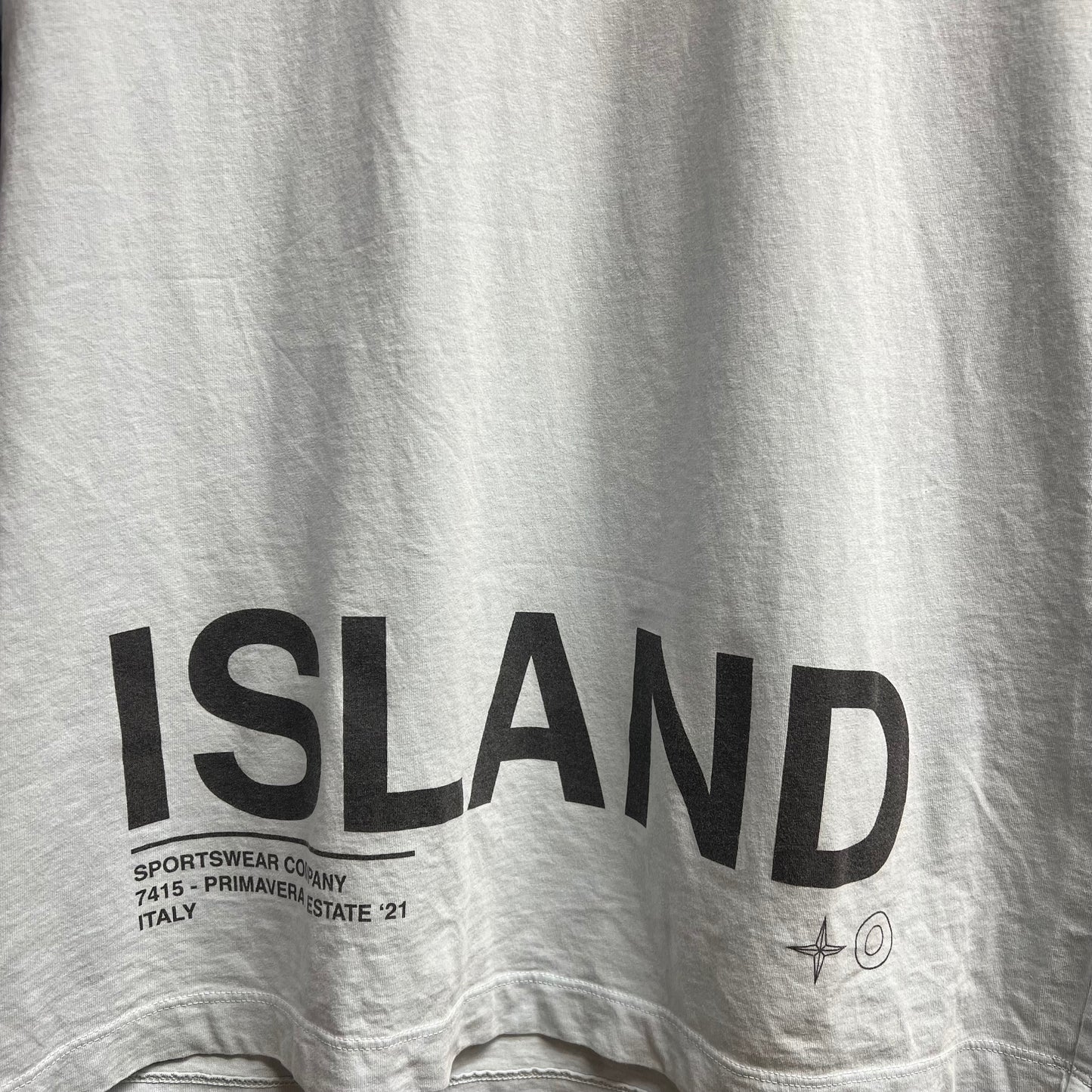 T-Shirt Stone Island Bleu (Sans Certi) - L