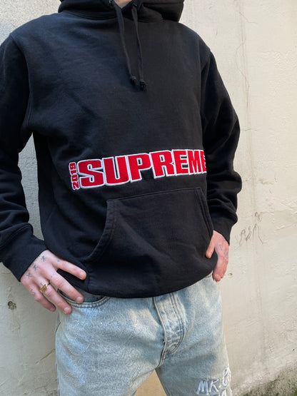 Hoodie Supreme noir "Blockbuster" 2019 - M