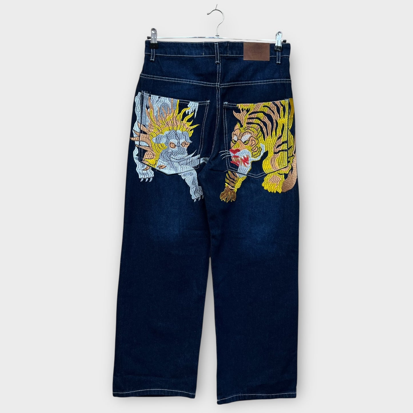 Hip Hop Baggy Jeans brodé - FR40
