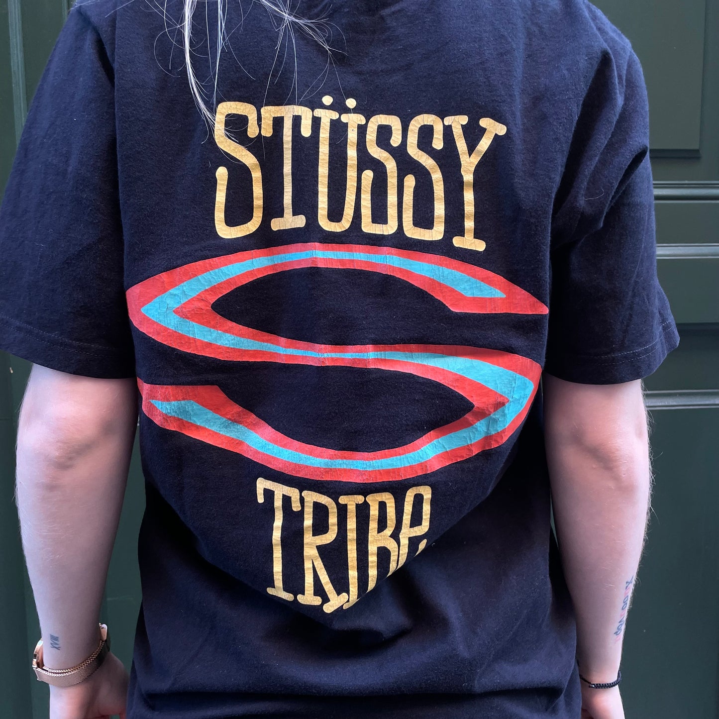 Stussy Tribe Black T-Shirt - S