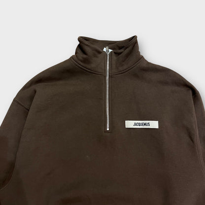 1/4 Zip Jacquemus Marron - S