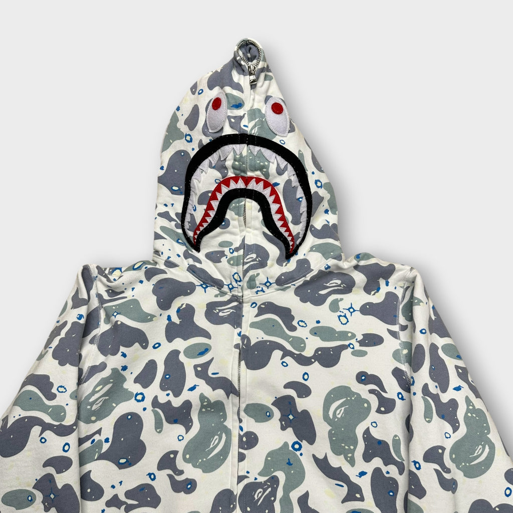 Veste A BATHING APE (BAPE) M blanc / bleu