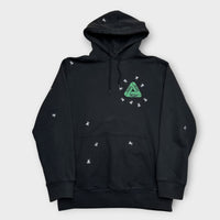 Hoodie Palace Noir / Vert - L