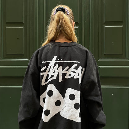 Hoodie Stussy "dice" noir - M