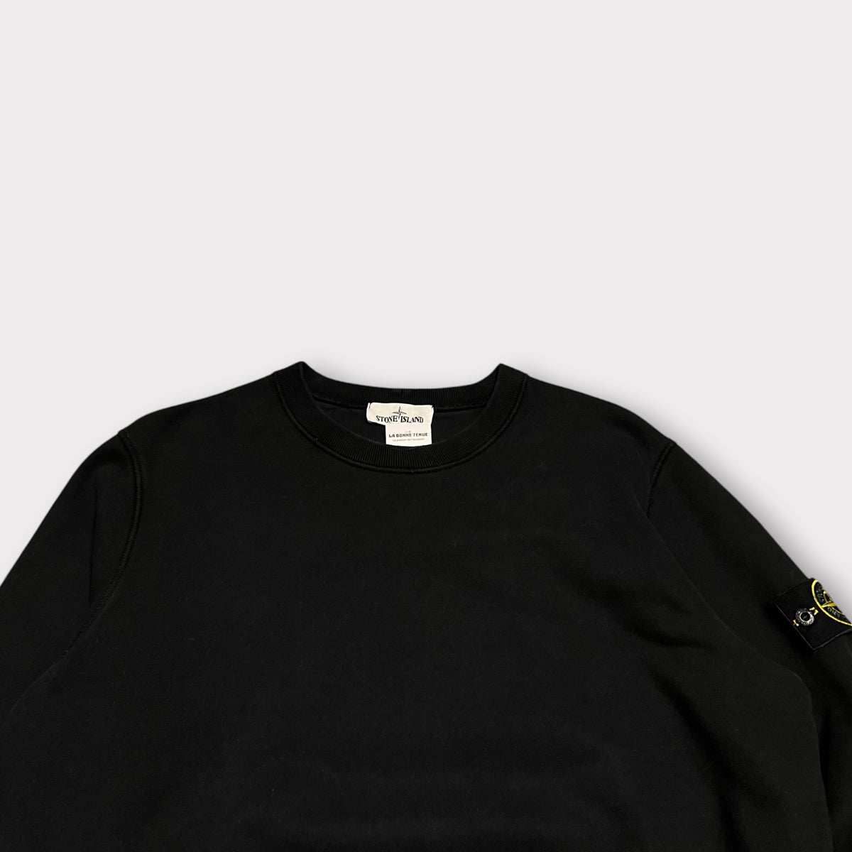 Sweat Stone Island Noir - L