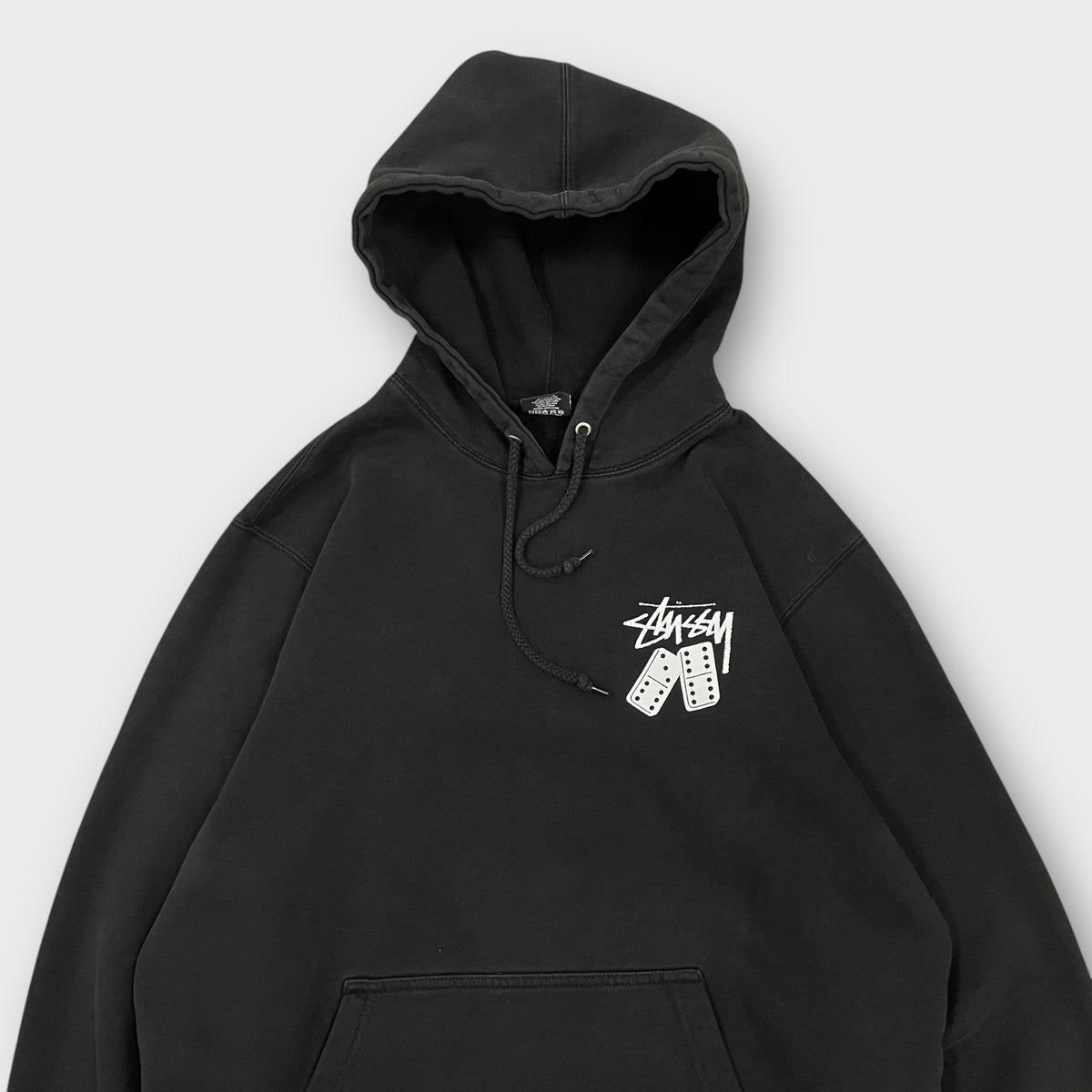 Hoodie Stussy noir Domino - L