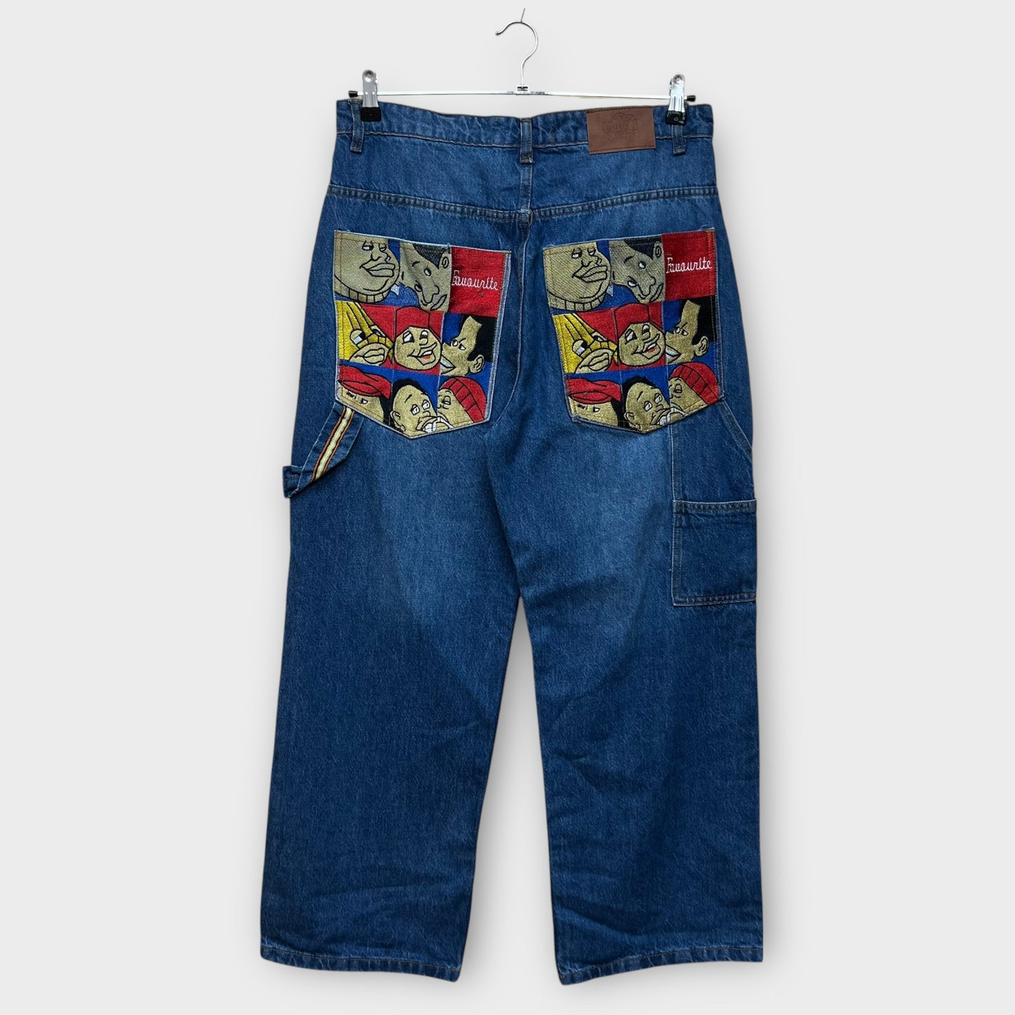 Hip Hop Baggy Jeans brodé - FR44
