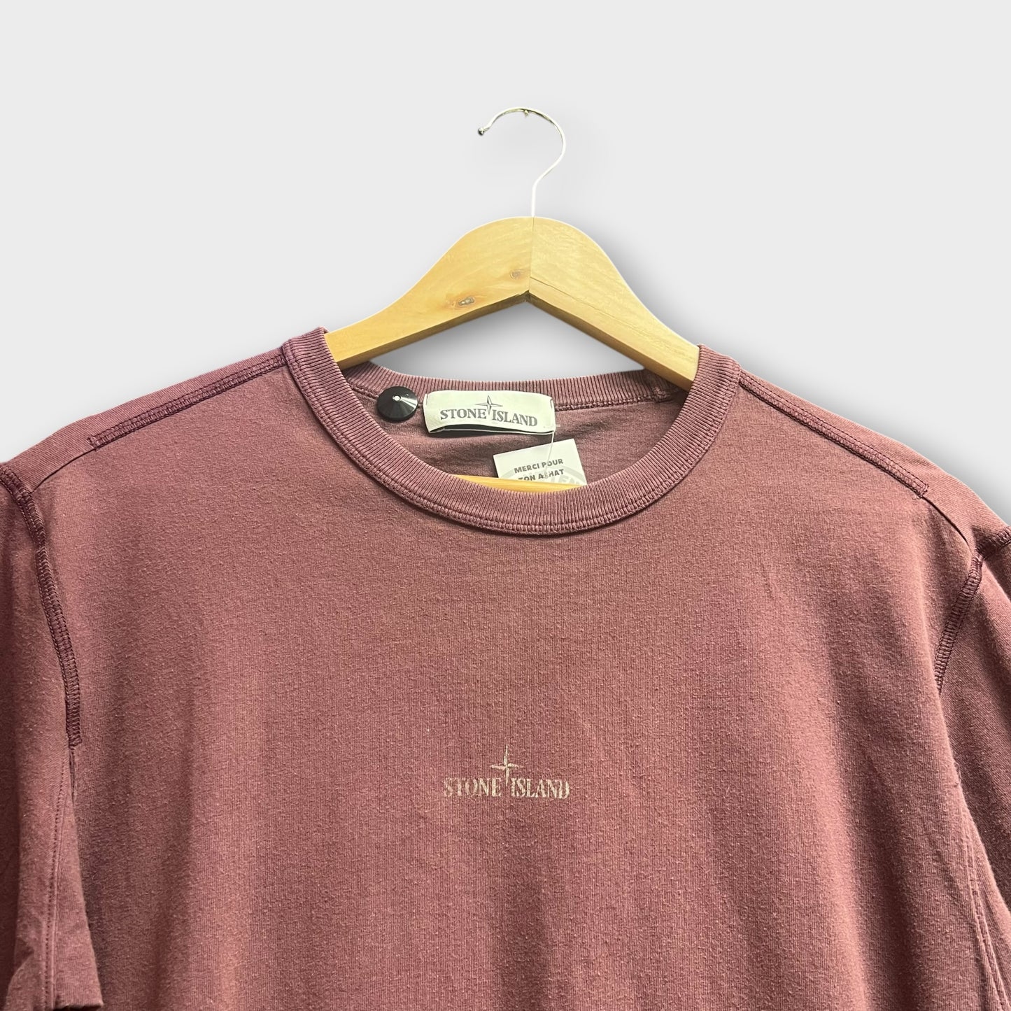 T-shirt Stone Island bordeaux - S