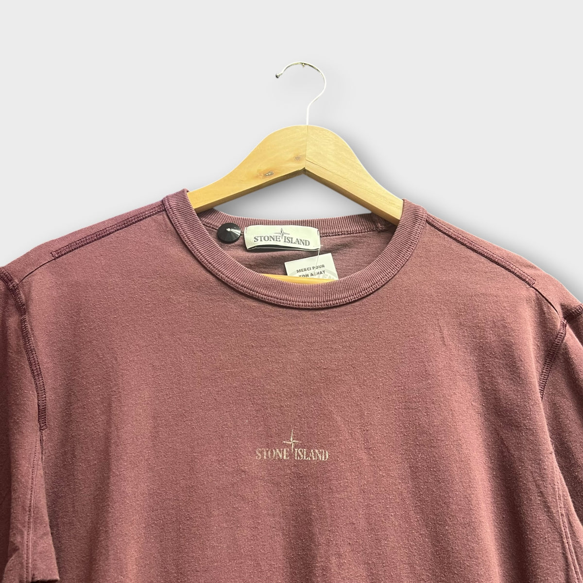 T-shirt Stone Island bordeaux - S