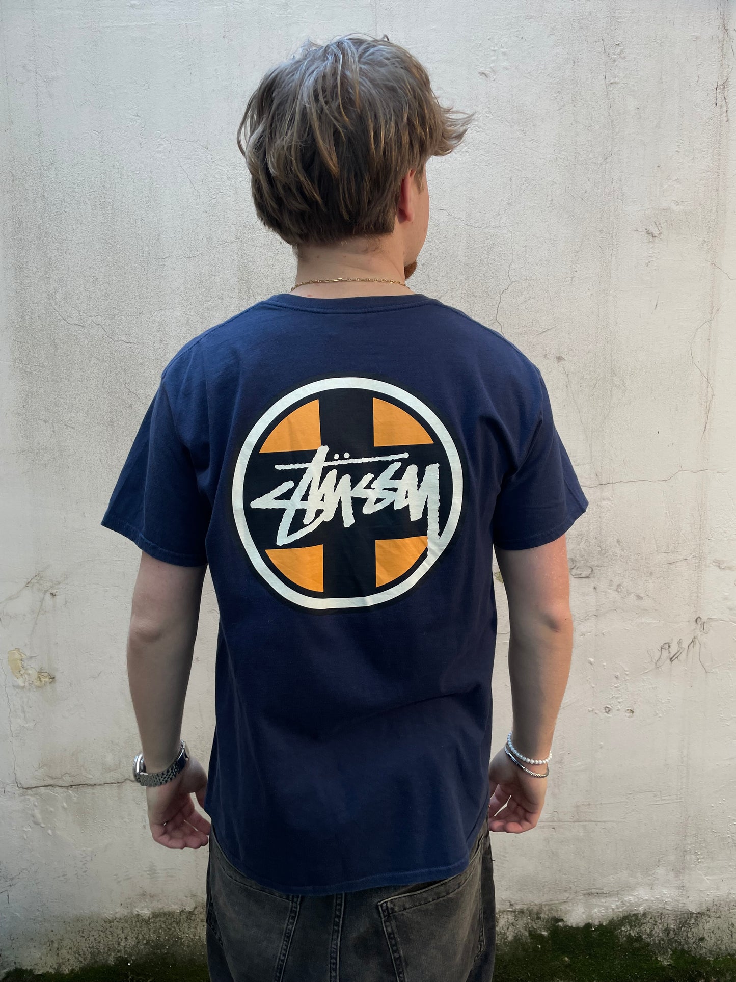 T-shirt Stussy Navy - L