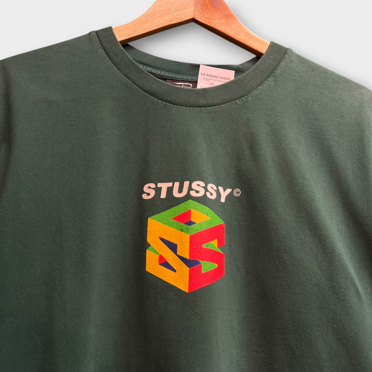 T-Shirt Stussy Vert - L