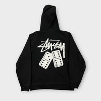 Hoodie Stussy noir Domino - L