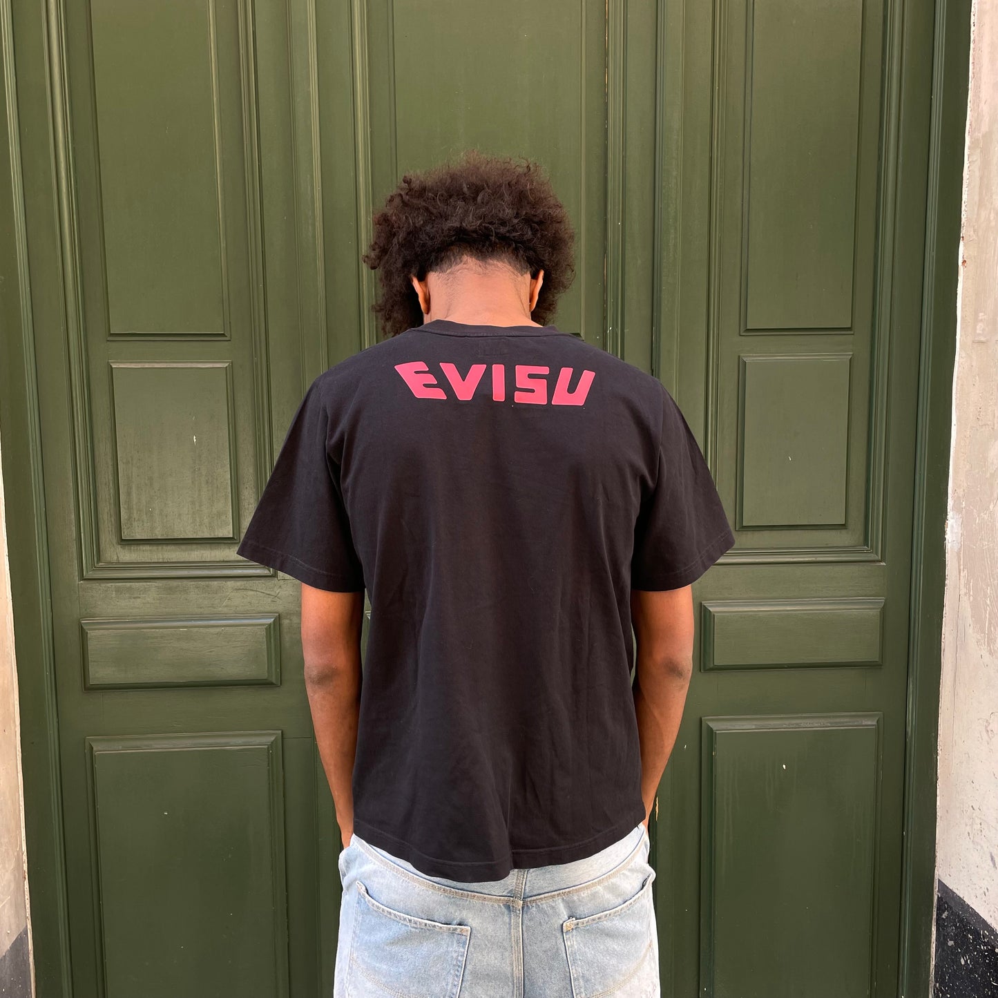 Evisu Black T-shirt - XL