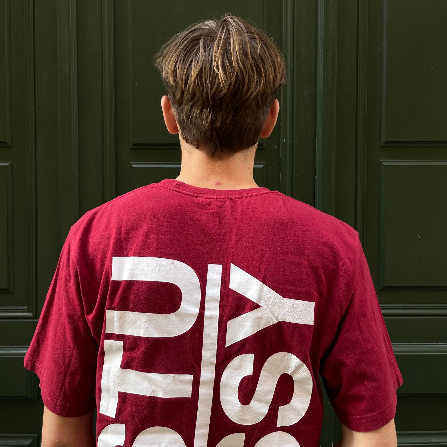 Stussy international red t-shirt - M