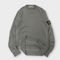 Pull laine Stone Island gris - L