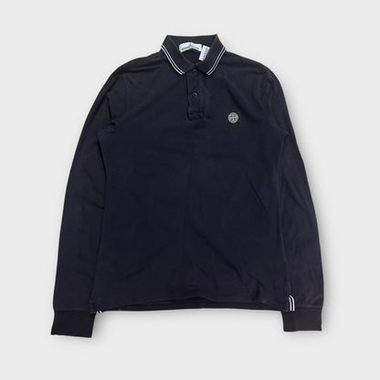 Polo Manche Longue Stone Island Navy - M