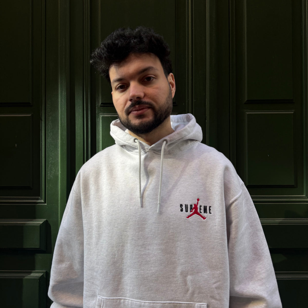 Hoodie Supreme x Jordan gris (2024) - s
