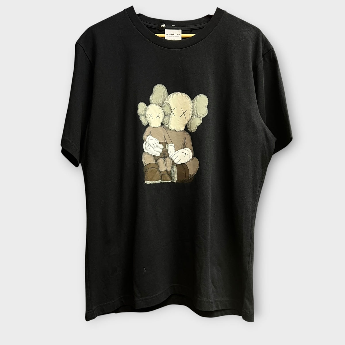 UNIQLO Tee Black Kaws Graphic Two Guys Front motifs - XL