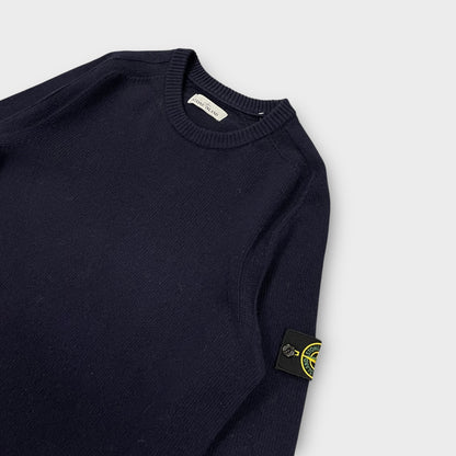 Pull laine Stone Island navy - XL