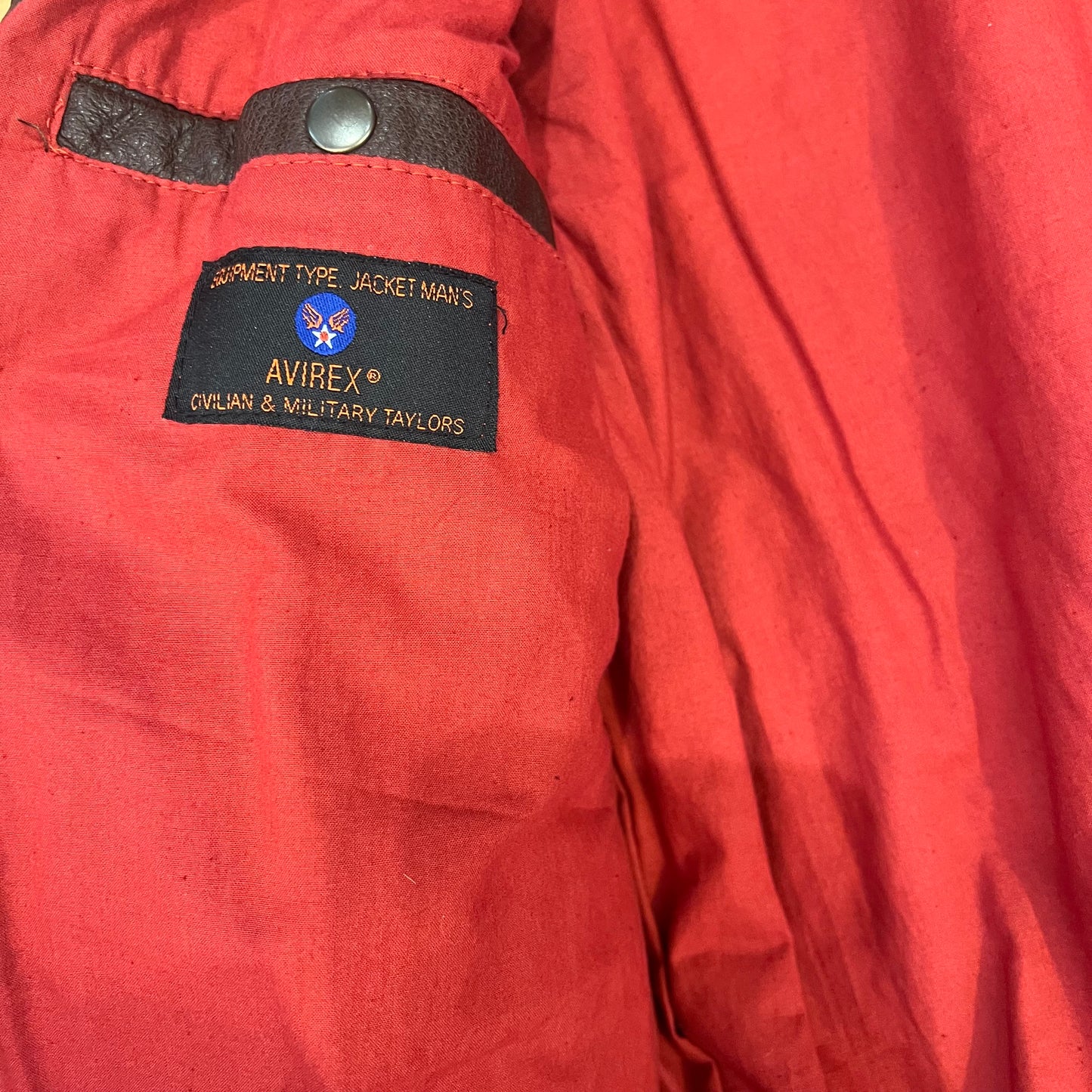 Veste En Cuir Avirex Marron - L