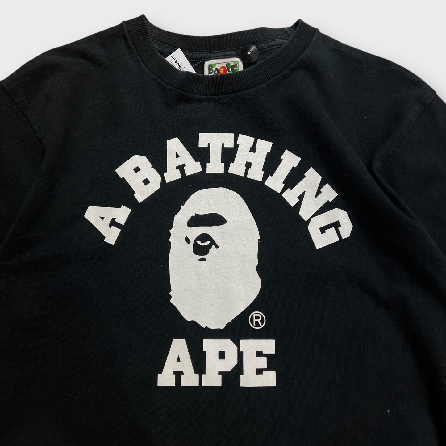 T-shirt Bape College Logo Noir - M
