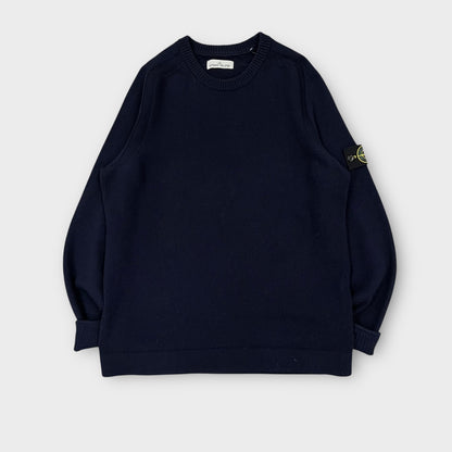 Pull laine Stone Island navy - XL