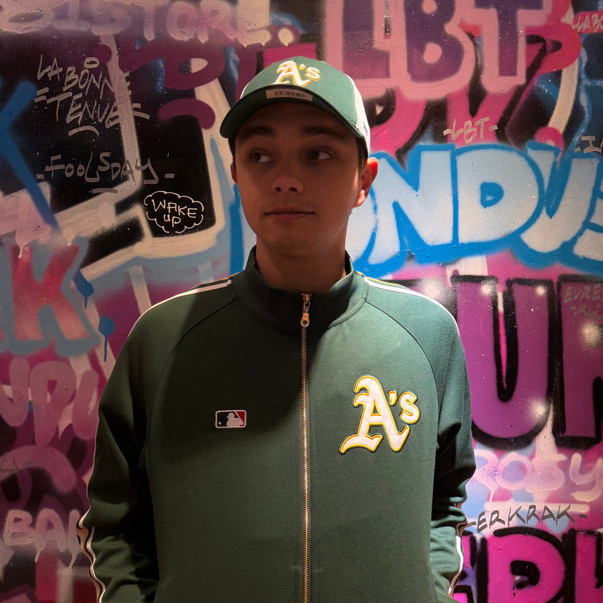 Veste MLB verte - M
