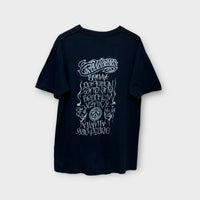 T-shirt vintage Stussy Mister Cartoon noir - L