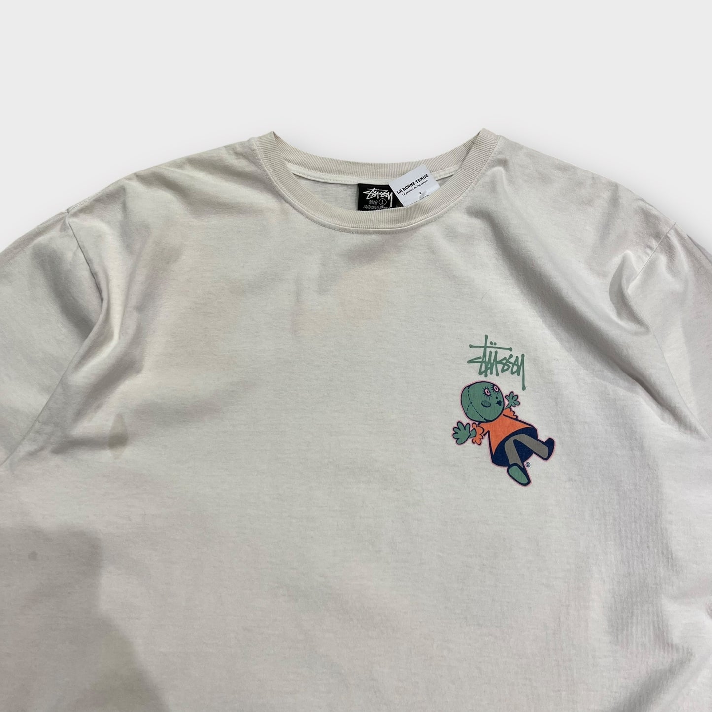 T-Shirt Stussy Blanc "Doll" Blanc - L