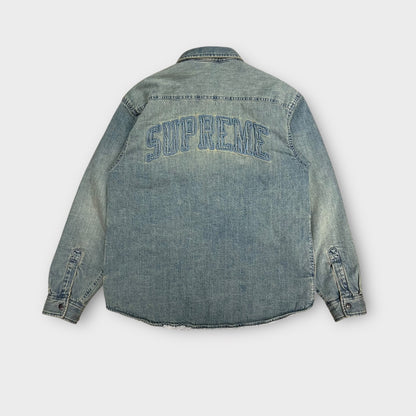 Veste En Jean Supreme Bleu Clair - S