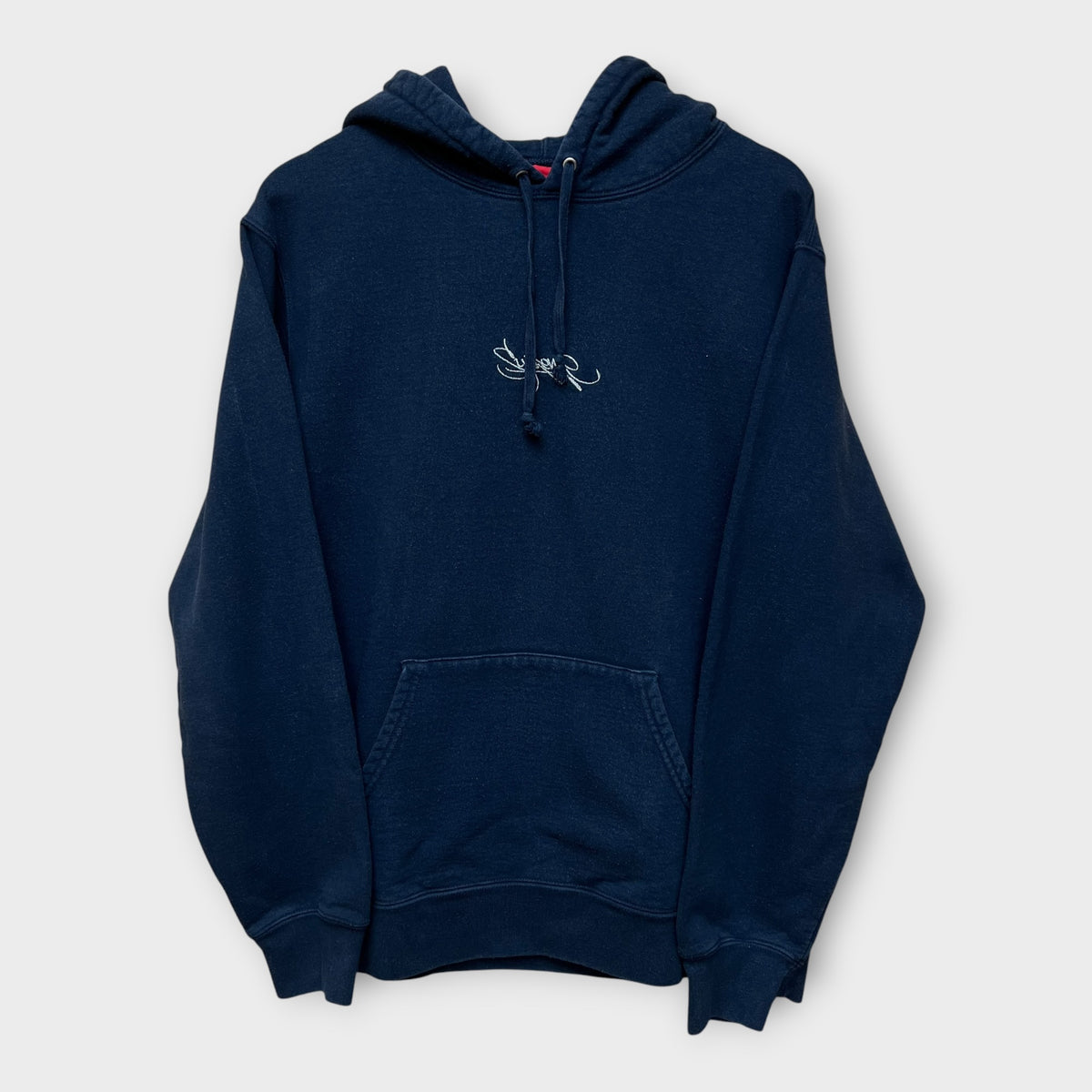 Hoodie Supreme bleu marine - L