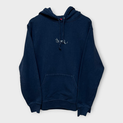 Hoodie Supreme bleu marine - L